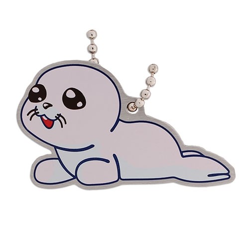 Snowflake the Seal Travel Tag