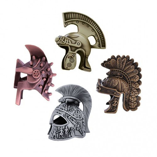 Roman Battle Helmet Geocoin
