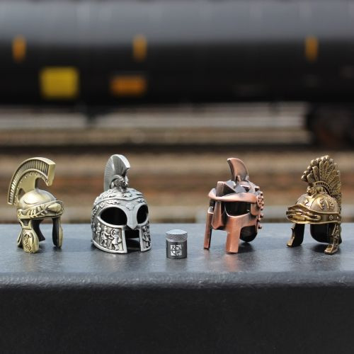 Roman Battle Helmet Geocoin