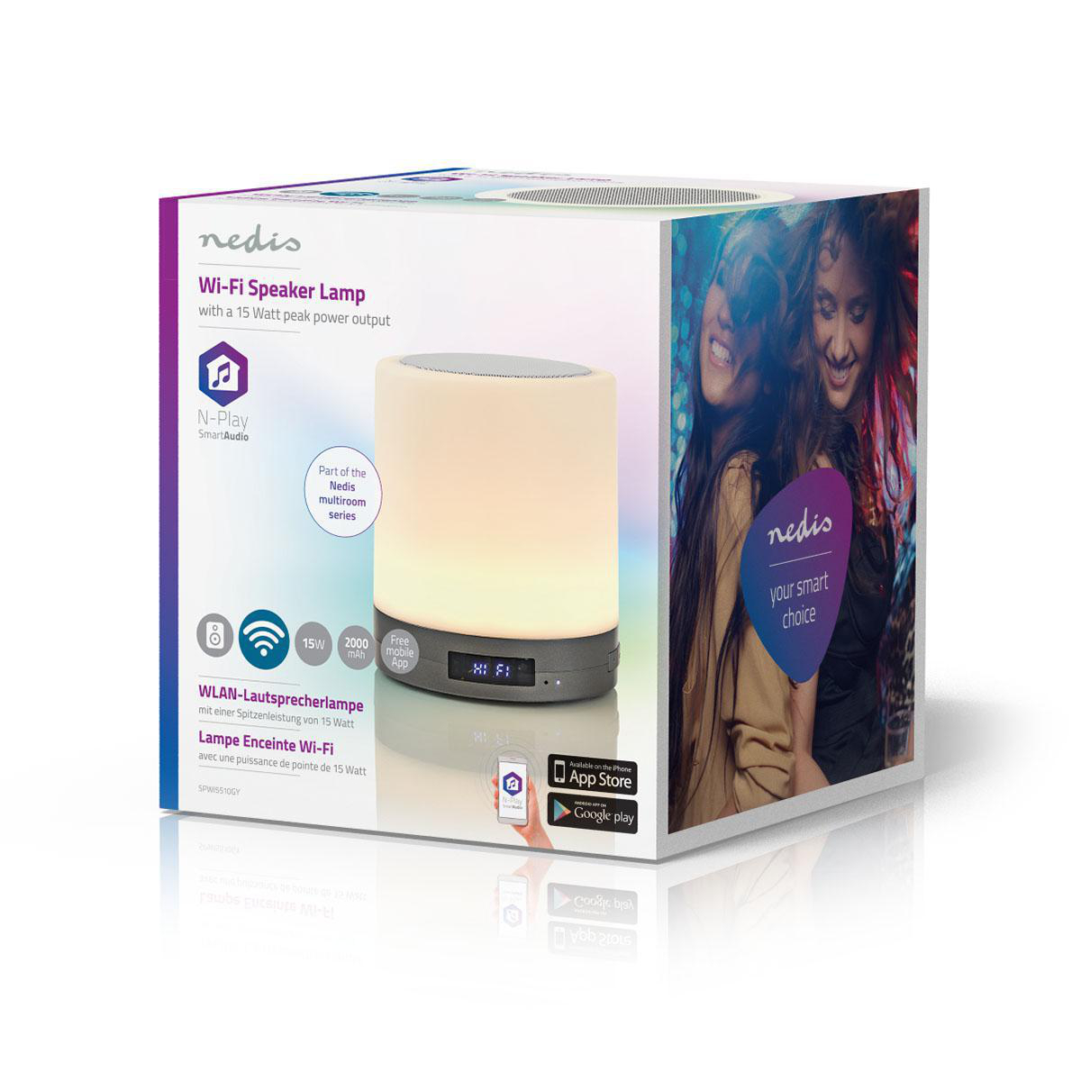 Trådløs høyttaler for flere rom - 15W - WiFi
