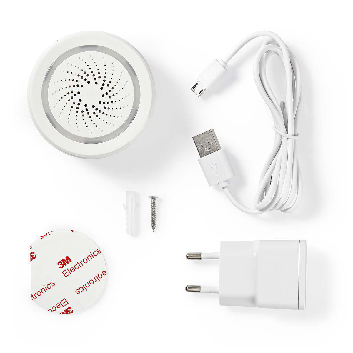 Smartsirene WiFi - Alarm eller Dørklokke - 85 dB