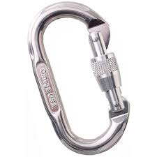 Omega Pacific Oval Screw-locking Carabiner