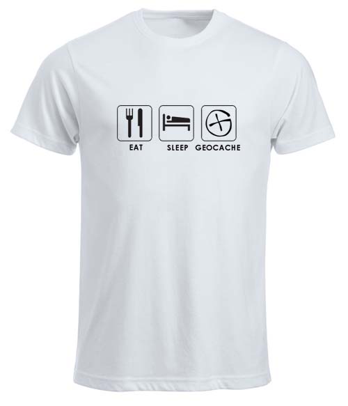 T-skjorte - Eat Sleep Geocache