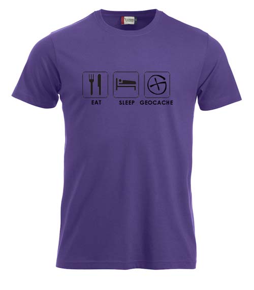 T-skjorte - Eat Sleep Geocache