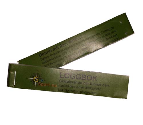 Loggbok 20×100 mm GeoSport
