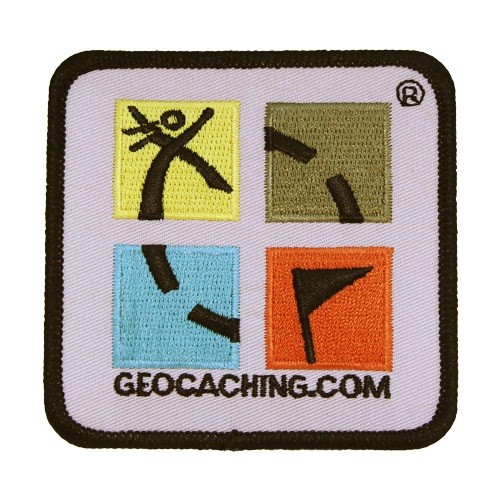 Geocaching Patch- Fire farger