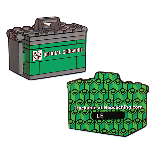 Lego ammo boks geocoin