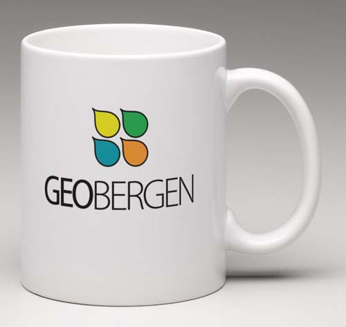 GeoBergen - Krus med logo på begge sider