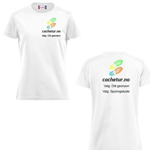Cachetur.no Dame T-skjorte polyester 