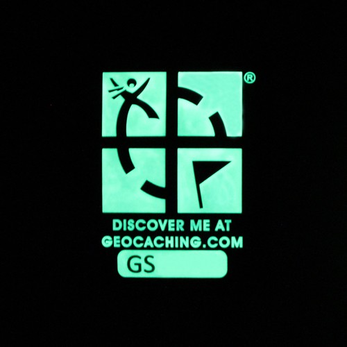 Patch sporbar geocaching logo Glow In The Dark