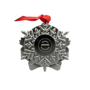 Geocaching HQ Snowflake Ornament - Signal the Frog®