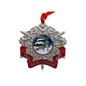 Geocaching HQ Snowflake Ornament - Signal the Frog®