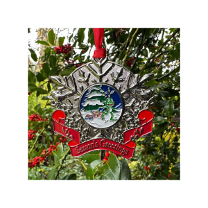 Geocaching HQ Snowflake Ornament - Signal the Frog®