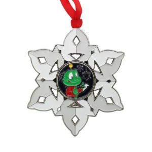 Snøfnugg-ornament Geocoin - Signal the Frog®