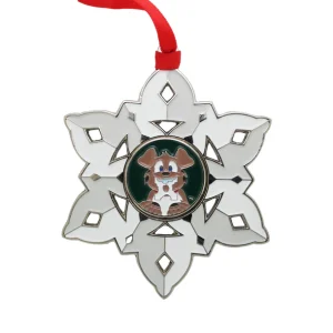 Snøfnugg-ornament Geocoin - Tracker